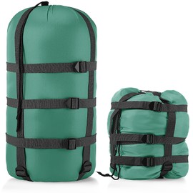 SilTriangle Compression Sack for Sleeping Bag Store Ultralight Sleeping Bag Compression Stuff Sack 15l 25l Space Saving Gear for Travel Camping Hiking Outdoor(Teal,25l)