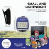 PINGKO Pedometer Portable LCD Step Counter with Calories Burned and