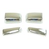 Tow Mirror Cap Chrome Kit Set of 4 Compatible with