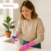 Nitrile Gloves - Pink (Medium)