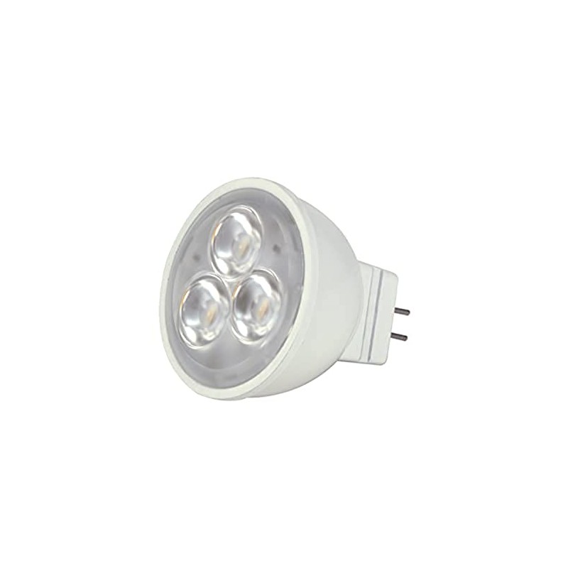 Satco S9281, 3W, MR11, 3000K, 25° Beam Spread, 25,000 Hour