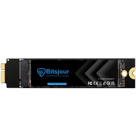 Bitsjour 256GB SATA SSD de repuesto para Apple MacBook Air 2010 2011 A1370 EMC 2393/2471, 13" A1369 EMC 2392/2469, 3D NAND TLC Disco duro interno actualización de almacenamiento y velocidad, MacOS