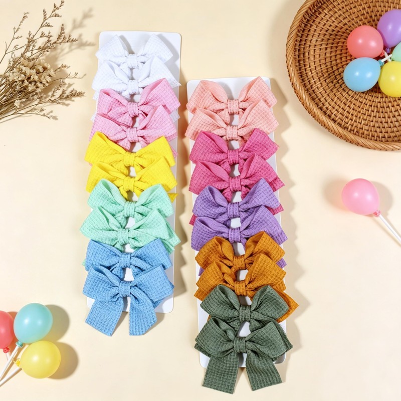 Danyarts 20PCS Toddler Hair Bows for Baby Girls, Small Toddler