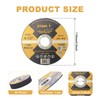 Pack of 20 Extra Thin 1 mm Metal Cutting Disc,