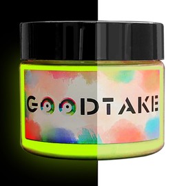 Glow in The Dark Powder, Neon Yellow Glow Powder, Epoxy Resin Dye Luminous Pigment Powder for Fine Art, DIY Nail Art, Epoxy Resin Colorant, Paint, Cosmetics (Neon Yellow, 2 Ounce)
