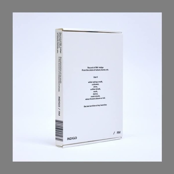 BTS RM Indigo 1st Solo Album Book Edition CD+1p Folding