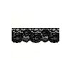 Ichii Shoten Raschel Lace Flower 4.5cm Width 20m Roll Black