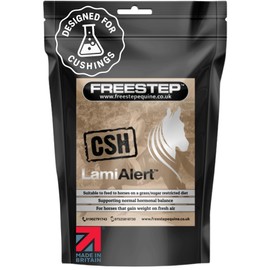 Freestep LamiAlert CSH – Cushings Support Supplement for Horses | Reduces Cresty Necks, Fat Pads & Eye Puffiness | Sugar Balance with Magnesium, Barberry & Chasteberry
