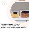 OGGI Easi Grip 23oz Moisture Proof Storage Container, Ultra Clear
