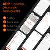 AlfaBot Wireless Meat Thermometer, Bluetooth Meat Thermometer for Turkey Beef