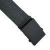 UPGRADE 3STYLE Military Type Sliding Belt Black Grey 2-4cm 148cm,