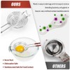 Pack of 2 Egg Separators, Egg Yolk Separator, 304 Stainless