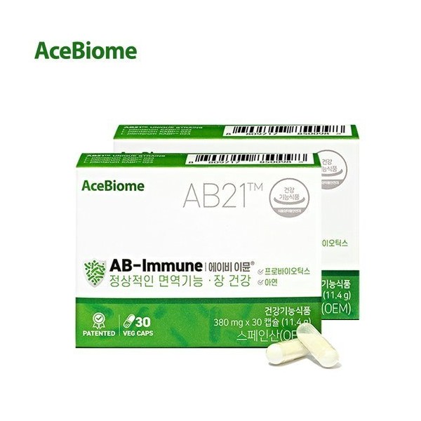 AB21 Patented Lactic Acid Bacteria 2 boxes, single option / AB21 특허 먼역 유산균 2박스, 단일옵션