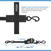 EXVITAL Boat tie Down Straps to Trailer 1"×4' transom Straps