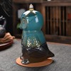Backflow Incense Burner Cute Owl Ceramic Backflow Incense Cones Holder