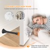 Ravinte Door Stoppers, 12 Pack Black Spring Door Stops with