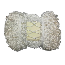 CYWZC White Anti-Fall Netting, Indoor Safety Rope Net for Kids, Outdoor Terrace Decoration Grid Net, Garden Fence Protective Net, Balcony Stairs Playground Protection Net(Size:2x3m(6x10ft))