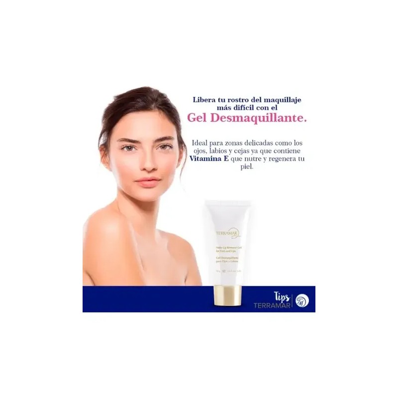 Gel Desmaquillante Para Ojos Y Labios Terramar 30grs