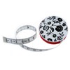 hoechstmass Balzer 80244D Tape Measure Rollfix Decor with Black Flowers
