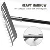 14-Tine Rakes for Lawns Heavy Duty Metal Replacement Rake Head
