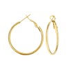 Made by Nami Women's Creole Earrings Gold Stainless Steel Waterproof