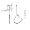 ITROLLE 10pc Heavy Duty S Hooks - 90 Degree Twist