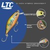 Light Tackle Central - 2" Crankbait (Black Spotted Casper)