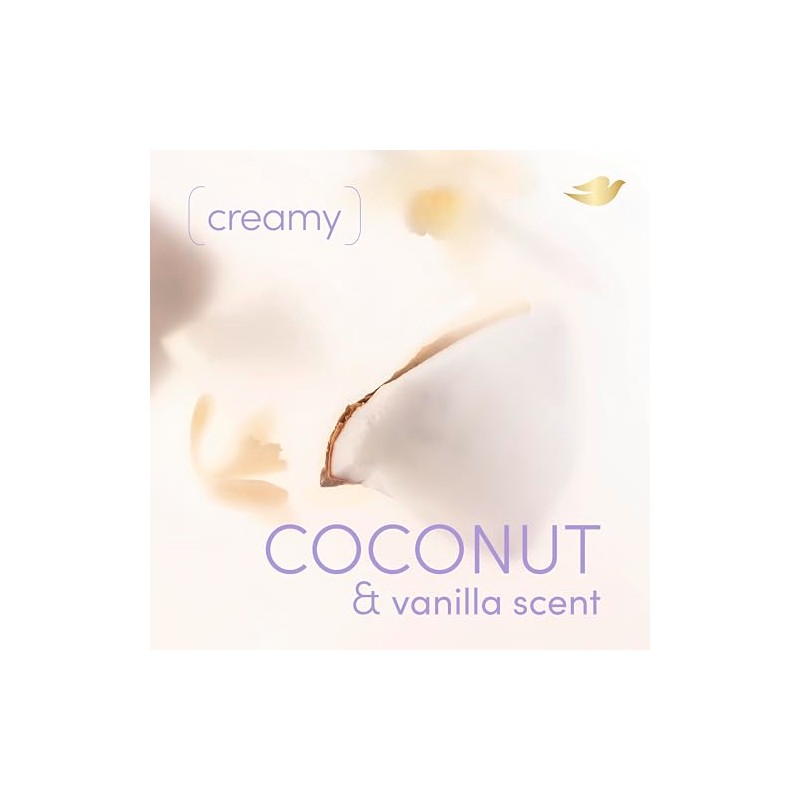 Dove Crema Desodorante Todo Cuerpo Aluminio Equilibrio Coco Vainilla Control