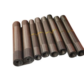 Set di tovagliette con runner da tavola, tovagliette da cucina a trama incrociata, lavabili, per tavolo da pranzo, feste, fattoria, Natale e riunioni (marrone)