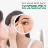 Jumbl 6” 20X Magnifying Mirror, Compact Suction Cup Makeup Mirror