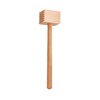 HIC Kitchen Wooden Meat Tenderizer Mallet Marinating Prep Tool, Double