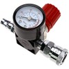 3 Way Air Compressor 1/4" Pressure Regulator Gauge 140PSI Control