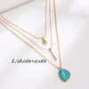 72ore Boho Necklaces for Women Dainty Gold Layered Western Stone