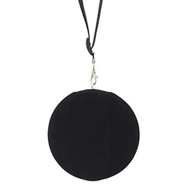 スイングボール トレーニングボール 練習ボール キャンディーボール ゴルフ スイング用 スイング練習 素振り 矯正 姿勢 改善 飛距離アップ ストラップ 空気入れ付き 持ち運びOK 練習器具 室内 屋外 【 ブラック 】