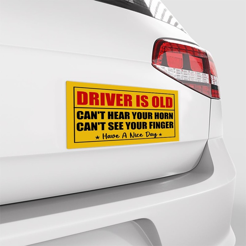 BAVAHA [7.5"x4.5"] Driver is Old Magnet Can't Hear Your Horn
