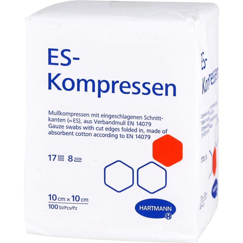 ES-KOMPRESSEN Non-Sterile 10 x 10 cm 8-Ply