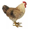 Rustic Western Country Farm Light Brown Chicken Hen Figurine 4.5"