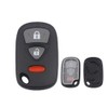 Dewangli 3 Button Keyless Entry Remote Key Case for Suzuki XL-7 SX-4 SX4 Grand Vitara Replacement Car Key Fob Shell