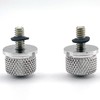 LEXOR CNC 1/4-20" Knurled Seat Bolts Universal Fit Harley Sportster