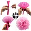 Vaguelly Cute Room Decor Pink Honeycomb Paper Flower Ball Set
