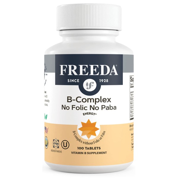 Freeda Vitamin B Complex No Folic No PABA - Super