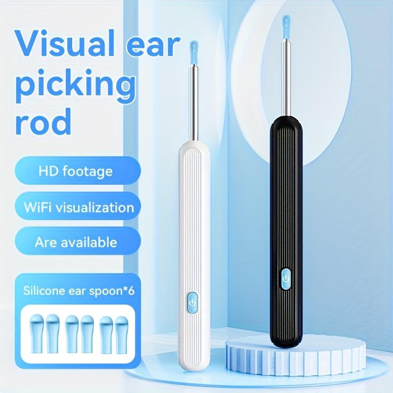 6-in-1 Wireless Earwax Removal Kit with Camera and Light, 6pcs