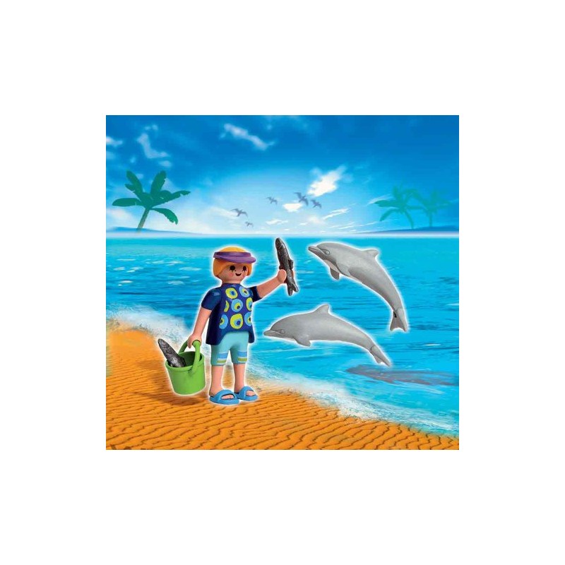 Playmobil - 5876 Duo Pack Dolphin Trainer with Dolphins