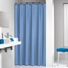 Sealskin Granada Shower Curtain, PEVA, Blue, 120 x 200 cm