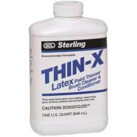 Thin-X SAVOGRAN 080614 Latex Paint Thinner, Liquid, Clear, 1 qt