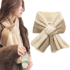 Coollooda Women's Scarf, Warm, Autumn, Winter, Soft, Thick, Shoulder, Cold Protection, Windproof, Popular, Double-Sided Type, Cold Protection, Warm Brushed, Cute, Fall & Winter, Classic, Stylish,