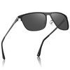 CARFIA Metal Men's Polarised Sunglasses UV400 Protection Spring Hinges Eyewear
