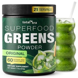 Total Tea Super Greens Powder - Energy & Immunity Boost
