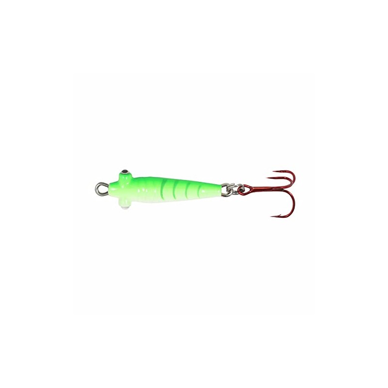 Northland Fishing Tackle Bro Bug Ice Fishing Spoon, UV Glo-Perch,