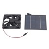 Solar Panel Fan Kit 20W IP65 Waterproof for Outside Small